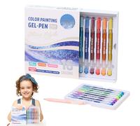 Colored Gel Pens for School - 1 mm Fine Tip Marker Set, 24 & 16 Color Gel Pens For Notes, Marking, And Drawing | High-Quality Layerable For Students, Teachers, Artists Journals Drawing