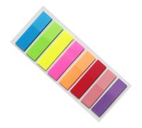 Colored Index Tabs - Page Flags for Easy Marking | Transparent Fluorescent Sticky Stickers, 8 Color Bookmark Tool, Notebook School Office Study Organizer for Teachers Students Women