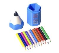 Colored Pencils Set - Mini décoration décorative, matériau lisse fin, design compact Shelf Decor, Art Accessory Tool, Pencil Set for Study Table Bedroom Dorm