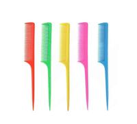 Colored pointed tail comb thinning comb haircut comb hair pick makeup