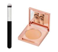 Coloreds Clay Cc Undereye Corrector,Under Eye Brightener with Brush,Eye Concealer,Undereye Color Corrector for Dark Circles,Clay Neutralizing Makeup Under Eye Hydrating Concealer (Natural)