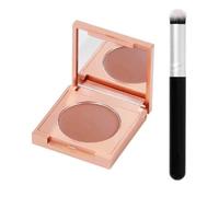 Coloreds Clay CC Undereye Corrector,Under Eye Hydrating Concealer for Women,Under Eye Concealer Brightener,Color Corrector for Dark Circles with Brush (Orange)
