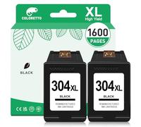 COLORETTO 304XL Cartouche pour HP 304 DeskJet 3700 3762 2620 2600 3760 3750