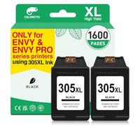 COLORETTO 305XL Cartouche pour HP 305 Envy 6032e 6432e 6400 6020e 6030e