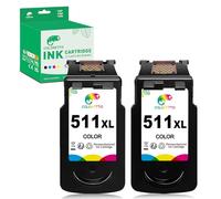 COLORETTO CL-511 511XL Remplacement Cartouche Encre pour Canon Cartouche 511 XL Couleur Pixma MP495 MP230 MP240 MP250 MP258 MP270 MP272 MP280 MX320 MX330 MX350 MX360 MX410 MX420 MP480 MP490 MP492