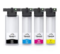 colorfly T9451-T9454 Remplacement pour Epson Cartouches d'encre T9451 T9452 T9453 T9454 Compatible avec Epson Workforce Pro WF-C5710DWF WF-C5790DWF WF-C5210DW WF-C5290DW WF-C5710 WF-C5790 WF-C5210