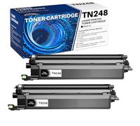 colorfly TN248 Cartouches de Toner Compatible pour Brother TN-248 TN-248BK TN248XL pour Brother DCP-L3560CDW DCP-L3520CDWE L3520CDW MFC-L3760CDW L3740CDWE L3740CDW (2 Noir)