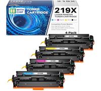 colorfly Toner 219X Compatible avec H P 219A W2190A Toner 219X W2190X pour Color LaserJet Pro MFP 3302FDW 3302SDW 3302FDN 3302FDWG 3202DN 3202DW (4-Pack)