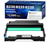 colorfly Unité tambour compatible B230 B225 B235 12000 pages 013R00691 pour imprimante Xerox Drum Unit Imaging B225 B225DNI B230 B230DNI B235 B235DNI (1 noir)