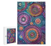 Colorful Abstract Circular Pattern Puzzle 1000 Pièces Educa Jouet en Bois Cadeau Unique Décoration Intérieure Jeu Éducatif Challenge Toy Adultes Et Enfants À Partir De 14 Ans 1000 PCS