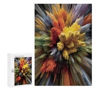 Colorful Abstract Explosion Art Puzzle 300 Pièces Educa Jouet en Bois Cadeau Unique Décoration Intérieure Jeu Éducatif Challenge Toy Adultes Et Enfants À Partir De 14 Ans 300 PCS