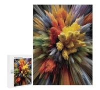 Colorful Abstract Explosion Art Puzzle 500 Pièces Educa Jouet en Bois Cadeau Unique Décoration Intérieure Jeu Éducatif Challenge Toy Adultes Et Enfants À Partir De 14 Ans 500 PCS