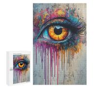 Colorful Abstract Eye Art Print-1 Puzzle 1000 Pièces Educa Jouet en Bois Cadeau Unique Décoration Intérieure Jeu Éducatif Challenge Toy Adultes Et Enfants À Partir De 14 Ans 1000 PCS