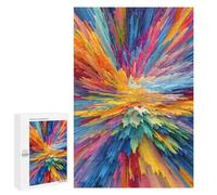 Colorful Abstract Painting Puzzle 1000 Pièces Educa Jouet en Bois Cadeau Unique Décoration Intérieure Jeu Éducatif Challenge Toy Adultes Et Enfants À Partir De 14 Ans 1000 PCS
