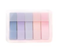 Colorful Adhesive Labels, 100 Pcs in 5 Cold Colors Removable, Rectangular Office Labels, Adhesive Index Tabs, for School, Writing, Reading (Cool Color)