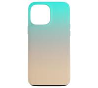 Colorful Aesthetic Ombre Gradient Aqua Tan Coque pour iPhone 13 Pro Max