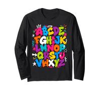 Colorful Alphabet ABC Teacher Classroom Letters Manche Longue