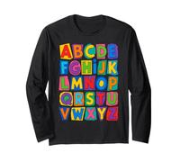 Colorful Alphabet ABC Teacher Classroom Letters Manche Longue