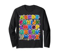 Colorful Alphabet ABC Teacher Classroom Letters Manche Longue