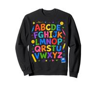 Colorful Alphabet ABC Teacher Classroom Letters Sweatshirt
