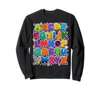 Colorful Alphabet ABC Teacher Classroom Letters Sweatshirt