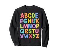 Colorful Alphabet ABC Teacher Classroom Letters Sweatshirt