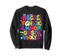 Colorful Alphabet ABC Teacher Classroom Letters Sweatshirt