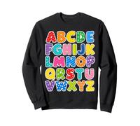 Colorful Alphabet ABC Teacher Classroom Letters Sweatshirt