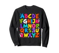 Colorful Alphabet ABC Teacher Classroom Letters Sweatshirt