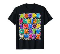 Colorful Alphabet ABC Teacher Classroom Letters T-Shirt
