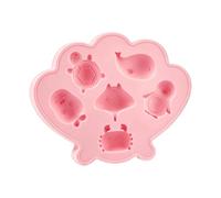 Colorful Animal-Shaped Trays - Flexible Silicone Food-Grade Molds For Fun Shapes | Reusable Ice Maker For Cocktails, Juice, And Whiskey