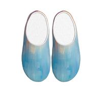 Colorful Art Pantoufles d'intérieur et d'extérieur en flanelle pour femme - Modernes - Antidérapantes - Chaudes - Pour l'hiver, multicolore, X-Small