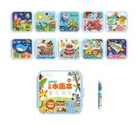 Colorful Art Supplies - Travel Watercolor | EVA with Markers, Portable Educational Set for Boys Girls Beginners, Painting Crafts Accessory, Artists Homes Classrooms Birthday Activity