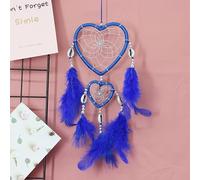 Colorful Beads Decorative Feather Dream Catcher Wind Chimes Car Interior Wall Hanging Decoration Crafts Ornaments Love Catching Dreams Indian Style(F)