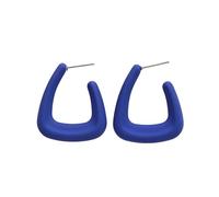 COLORFUL BLING Boucles d'oreilles créoles triangulaires pour femme en acrylique aux couleurs macarons géométriques - Bijoux audacieux - Cadeaux pour femmes, hommes, amis, taille unique, Acrylique, Pas