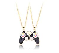 COLORFUL BLING Collier de manette de jeu d'attraction mutuelle pour couple avec pendentif assorti pour meilleurs amis, amitié, cadeau de Saint-Valentin, pour lui et elle, Métal, Alliage.
