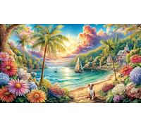 Colorful-Bugs-in-a-Magical-Forest 1000 pièces Papier recyclé Puzzle Jeu Familial Amusant & Stimulant pour Adultes Défi de Jeu éducatif pour Relaxation, créativité et Cadeaux 70x50/1000 pièces