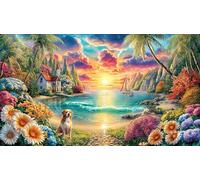 Colorful-Bugs-in-a-Magical-Forest Puzzle pour Adultes 1000 pièces Extremement Difficile Stimulant Jeu éducatif détente Cadeau Amusant & Activité Maison 70x50/1000 pièces