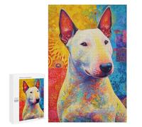 Colorful Bull Terrier Art Print-3 Puzzle 1000 Pièces Educa Jouet en Bois Cadeau Unique Décoration Intérieure Jeu Éducatif Challenge Toy Adultes Et Enfants À Partir De 14 Ans 1000 PCS