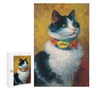 Colorful Cat Portrait Painting-2 Puzzle 1000 Pièces Educa Jouet en Bois Cadeau Unique Décoration Intérieure Jeu Éducatif Challenge Toy Adultes Et Enfants À Partir De 14 Ans 1000 PCS