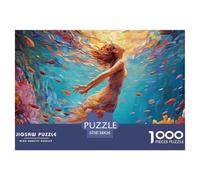 Colorful Chinese Architecture 1000 Pcs Carton Extra-épais Coffret De Puzzles Ocean Ocean Goddess Stimulant Et Éducatif Jeu Créatif Puzzles As Birthday Gifts 38x26cm/1000pcs