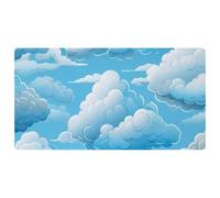 Colorful Clouds-1759 Tapis de couloir de cuisine rembourré, résistant aux taches, facile à nettoyer, pour maison, évier, bureau, 40 x 75 cm