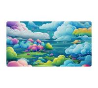Colorful Clouds-1764 Tapis de cuisine de luxe pour sol, lavable en machine et imperméable, séchage rapide et antidérapant avec design rétro vintage