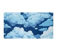 Colorful Clouds-1776 Tapis de cuisine de luxe pour sol, lavable en machine et imperméable, séchage rapide et antidérapant avec design rétro vintage