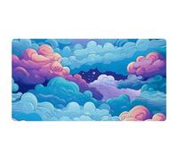 Colorful Clouds-1797 Tapis de cuisine de luxe pour sol, lavable en machine et imperméable, séchage rapide et antidérapant avec design rétro vintage