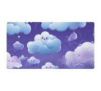Colorful Clouds-1798 Tapis de couloir de cuisine rembourré, résistant aux taches, facile à nettoyer, pour maison, évier, bureau, 40 x 75 cm