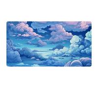 Colorful Clouds-1802 Tapis de cuisine, rembourré imperméable, antidérapant et confortable pour décoration de cuisine, évier, bureau, 40 x 75 cm