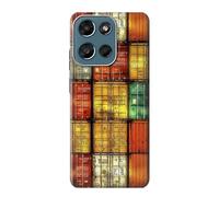 Colorful Container Block Etui Coque Housse pour Motorola Moto G (2026), G Play (2026)