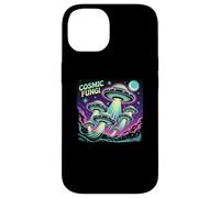 Colorful Cosmic Mushrooms Galaxy Universe Cosmos Fungi Coque pour iPhone 14
