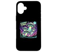 Colorful Cosmic Mushrooms Galaxy Universe Cosmos Fungi Coque pour iPhone 16 Plus